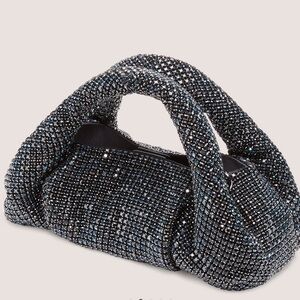 Stuart Weitzman Crystal Indigo Blue bag new